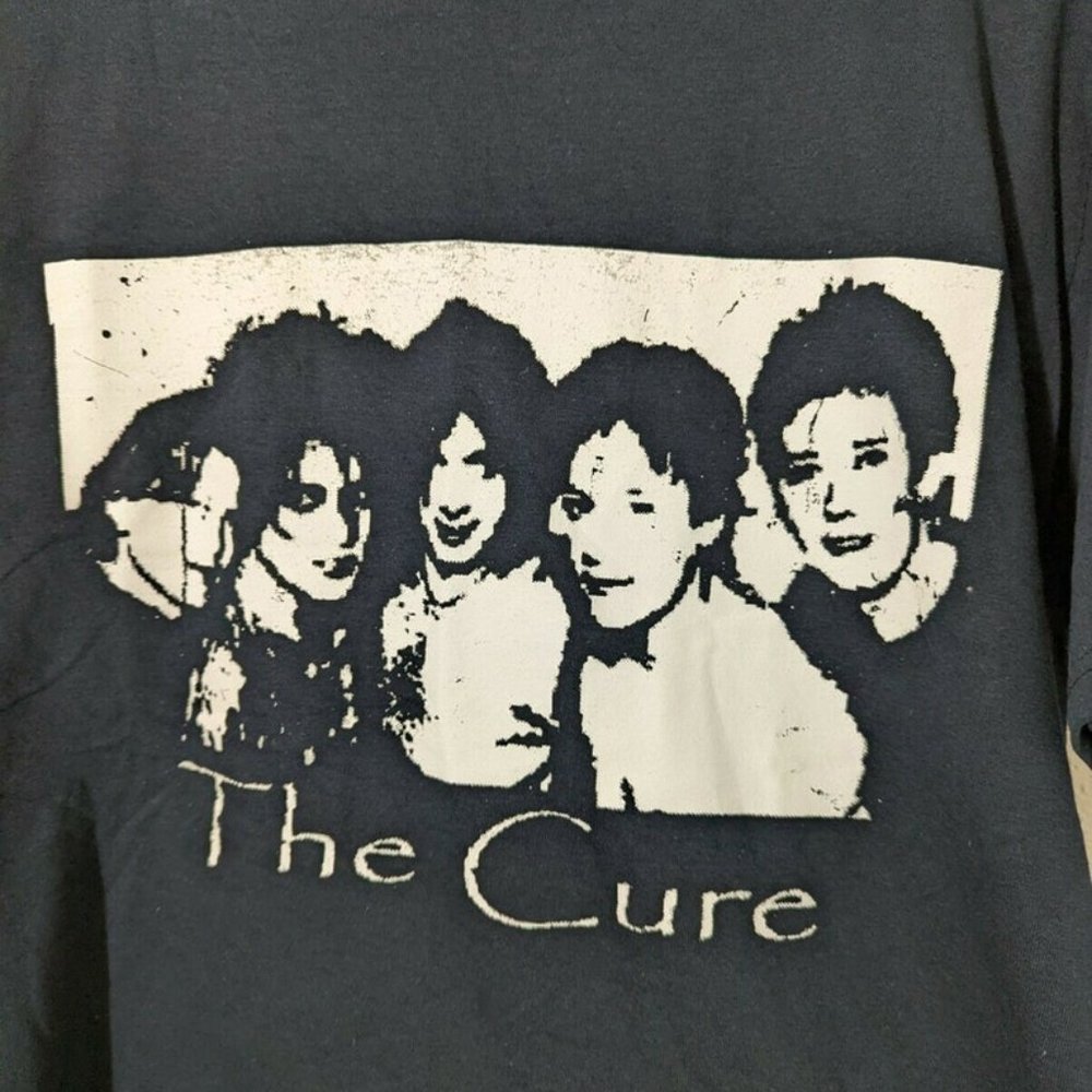 The Cure Puff Paint Graphic t Shirt t Shirt